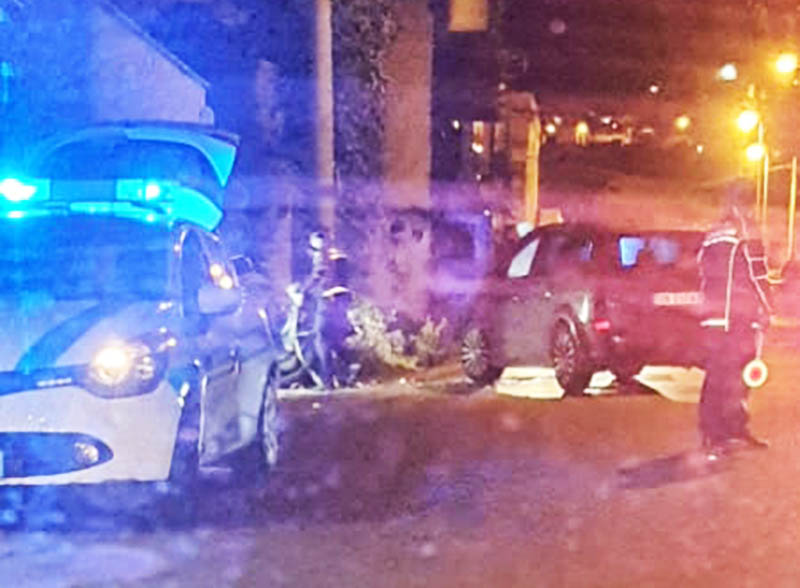 incidente monreale via mulini